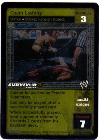 Chain Lashing (Throwback) (SS3) Foil